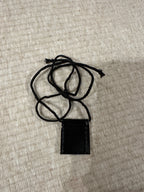 Leather and Sterling Metal Triangle Pendant Amulet Taweez/Taviz Islamic Necklace Gift (pack of 2)