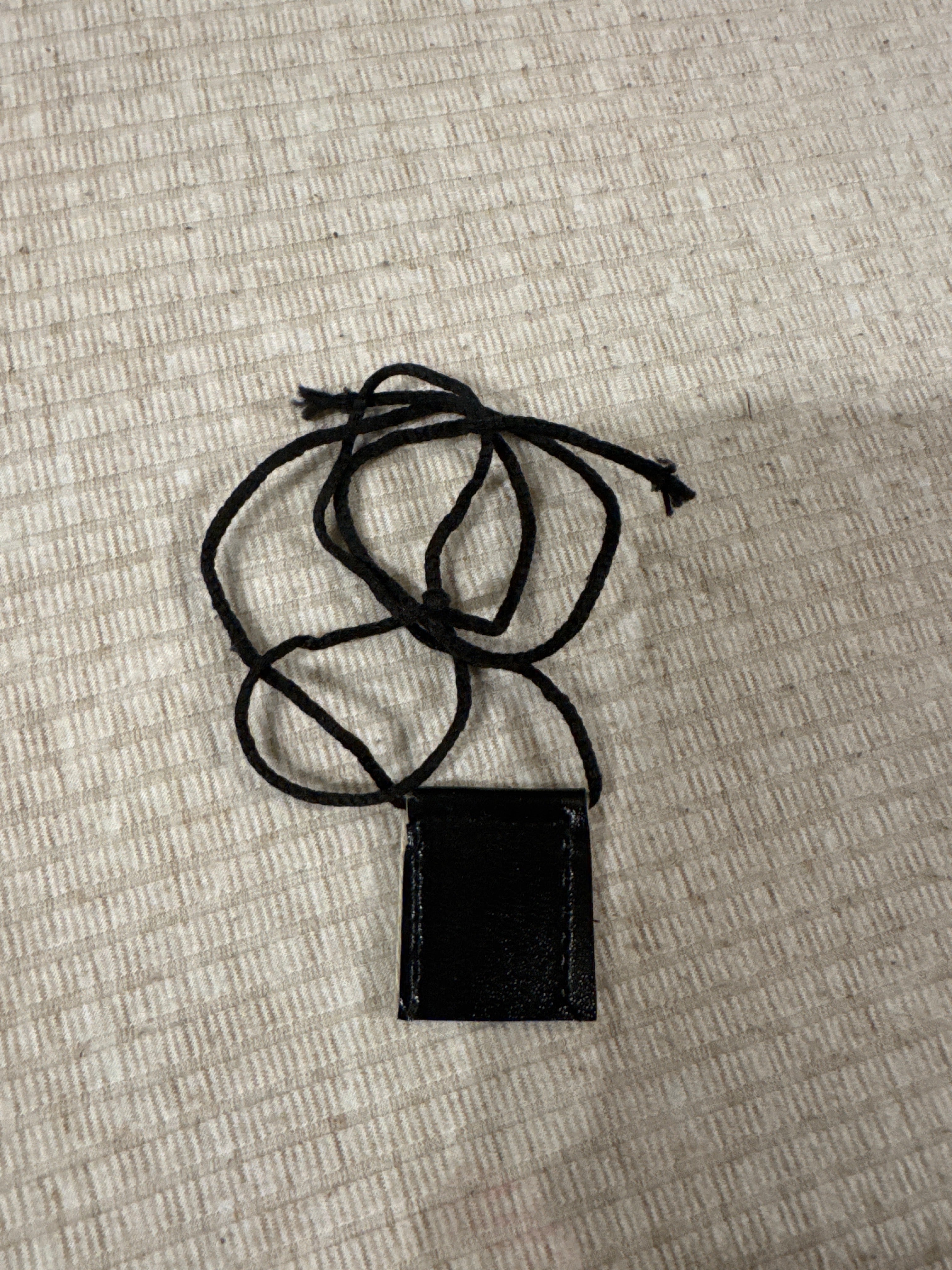 Leather and Sterling Metal Triangle Pendant Amulet Taweez/Taviz Islamic Necklace Gift (pack of 2)