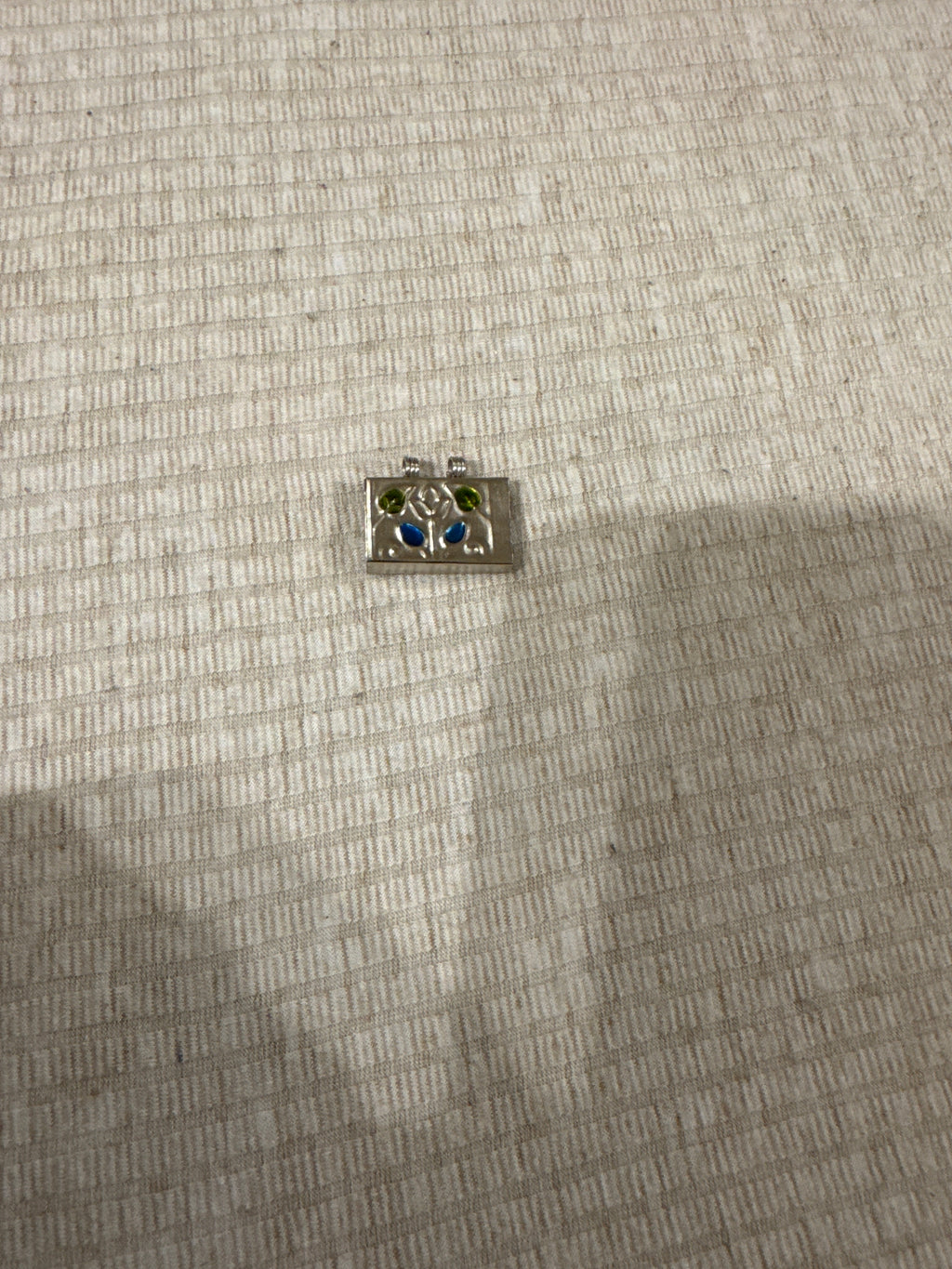 Leather and Sterling Metal Triangle Pendant Amulet Taweez/Taviz Islamic Necklace Gift (pack of 2)