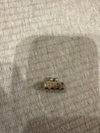 Leather and Sterling Metal Triangle Pendant Amulet Taweez/Taviz Islamic Necklace Gift (pack of 2)