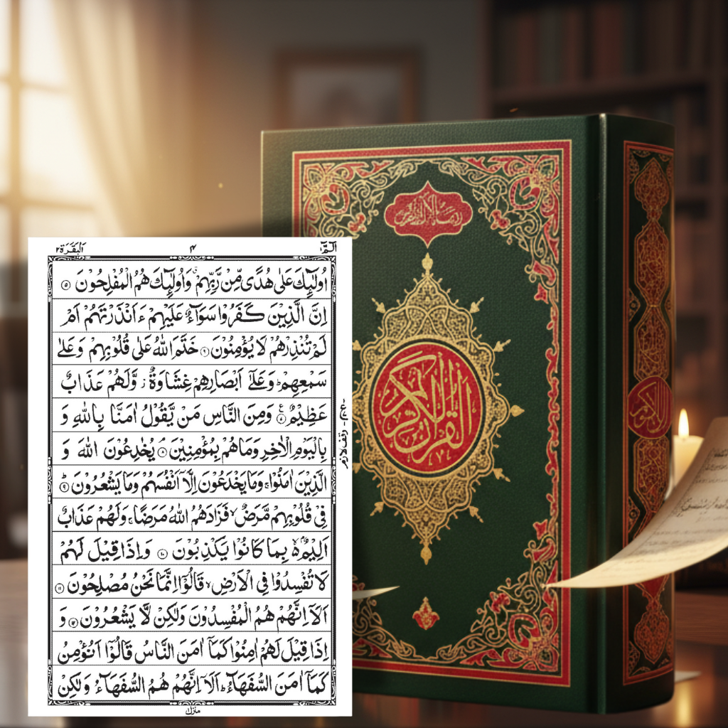 Holy Quran Arabic 13 Line Large A4 – Clear Script