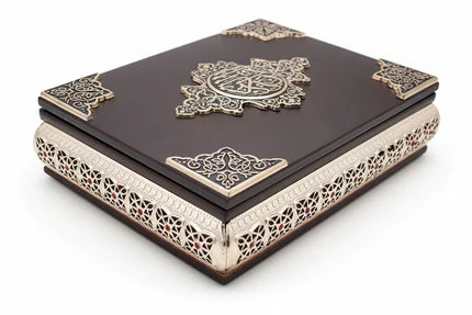 Wooden Box for Holy Quran – Handcrafted Decorative Storage Case