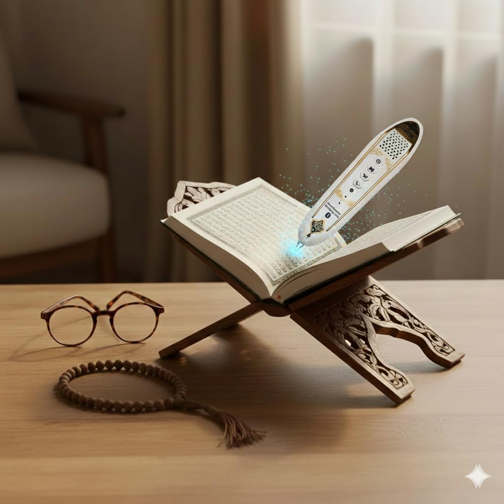 Digital Pen Quran Reader – Taj Ul Qalam 16 Line Tajweed A5 Size Quran Pak