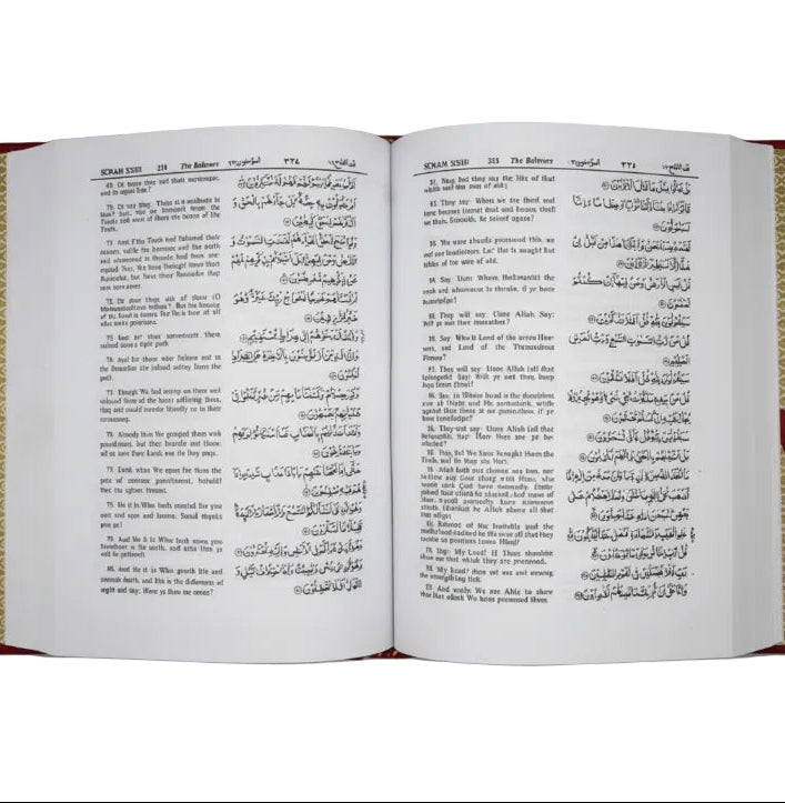The Holy Quran – English Translation by Marmaduke Pickthall (19X25CM)
