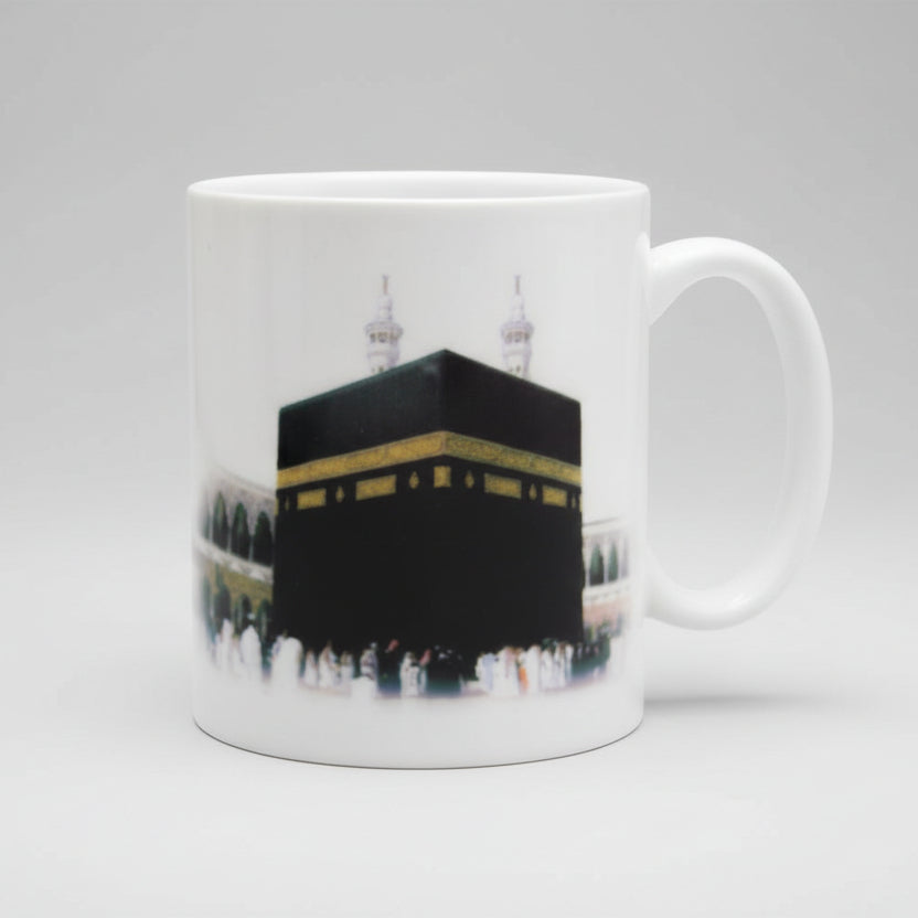 Islamic Gifting Mug – Printed Kaaba & Madina Design