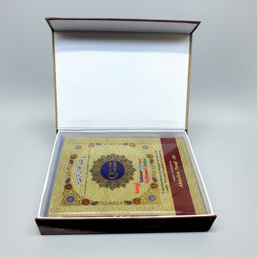 Holy Quran (With Box) – Color Coded Tajweed with English Translation by Abdullah Yusuf Ali