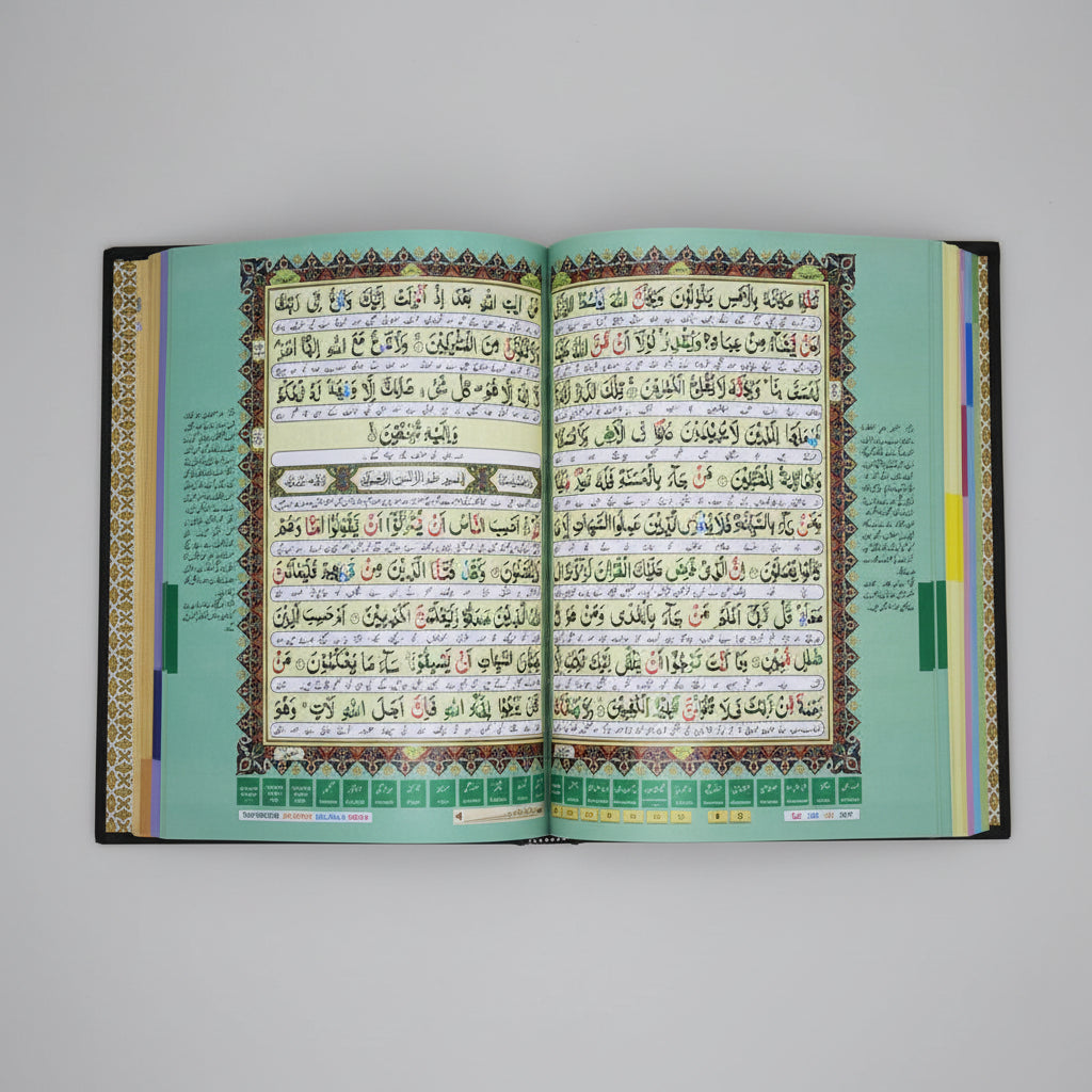 Holy Quran Tajweedi with Urdu Translation (Kanzul Iman) – Glossy Paper A4 Size | Imam Ahmad Raza Khan