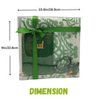 taj Islamic Prayer Mat with Tasbih Beads and Sura for Umrah & Hajj Gifts (23x27cm) - Perfect Muslim Gift for Men, Women and Kids (Black)