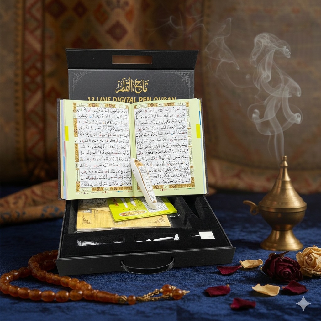 3D Moon Quran Speaker Lamp with Remote Control