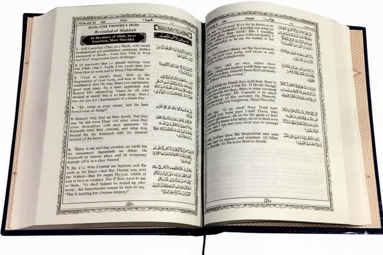 The Holy Quran — Arabic Text with English Translation and Roman Transliteration