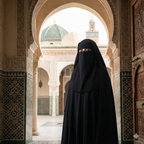 Women Black Niqab Face Veil