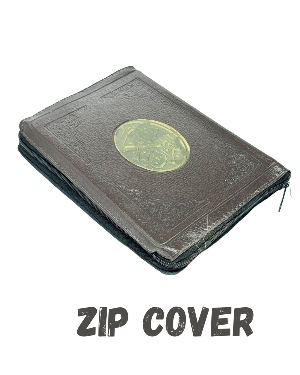 taj Holy Quran Pocket Size Zip Cover Uthmani Script, Ideal Gift for Muslims 14x20cm