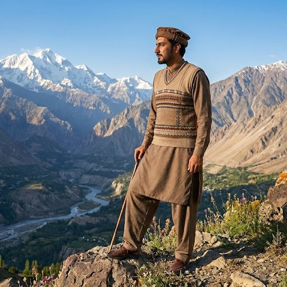 Pakol Wool Cap Afghan Handmade Hat Chitrali 100% Wool Pakul Cap