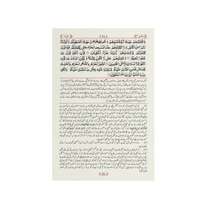 Holy Quran with Urdu Translation & Tafseer by Maulana Muhammad Junagarhi (Hardcover Edition)