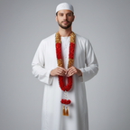 Hajj And Ummrah Artificial roses Garland Wedding Mala Multipurpose Use