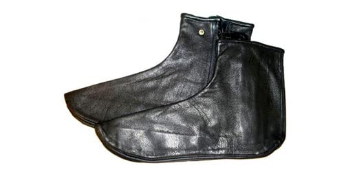 Taj Company Leather Socks Black (Size 7) | Desert Dress |Ref No. 11501-7 | Apparel Size System UK