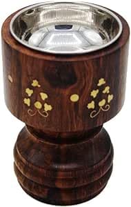 Wooden Bakhoor Oud Incense Burner and Incense Sticks Holder Box for Aromatherapy