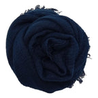 Women’s Crinkle Hijab Scarf – Cotton Blend Soft Long Head Scarf & Shawl for Ladies