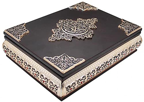 Wooden Fancy Box with Golden Borders Decorative Handicraft Crafted with love taj company