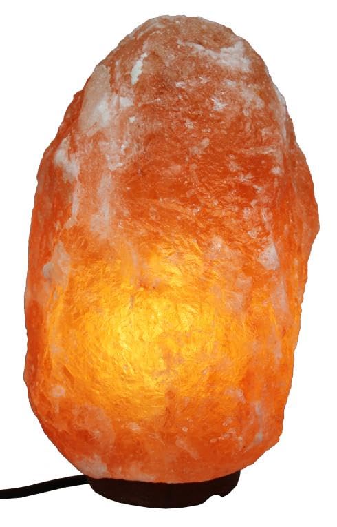 Natural Himalayan Salt Lamp Hand Crafted Healing Ionizing Salt Lamps Home Decore Lighting Mood (13x6'')