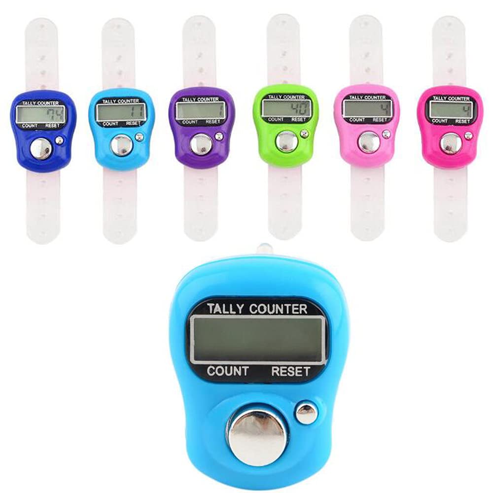 Taj Company Electronic Tasbeeh Finger Counter Hand Tally Manual Clicker For count pack of 5