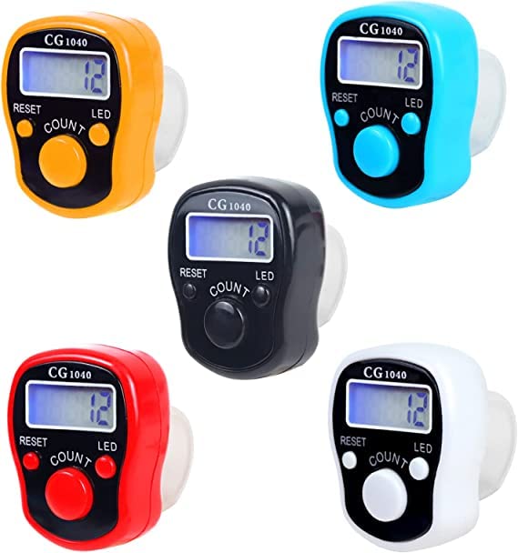 Taj Company- Digital Tasbih Counter LED Dispaly Electronic Hand Tally Counter For Sports pack of (3)