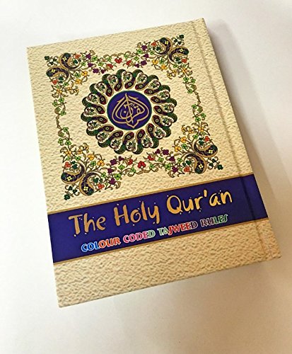 Quran Colour Coded 13 Line Bold Letters Color Tajweed Rules A5 Hardback Madrasah