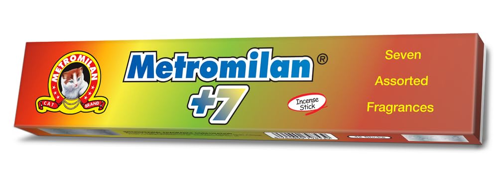 Metromilan Incense Sticks Agarbatti for Prayer Free of Chemicals - Perfect Aromatherapy