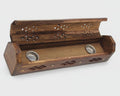 Wooden Bakhoor Oud Incense Burner and Incense Sticks Holder Box for Aromatherapy