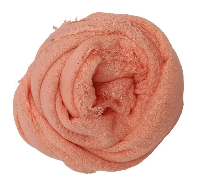 Women’s Crinkle Hijab Scarf – Cotton Blend Soft Long Head Scarf & Shawl for Ladies