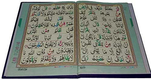 Holy Quran : 30 Juz/Siparah Set 9 Line Bold Font Tajweedi Clear Words Complete Quran