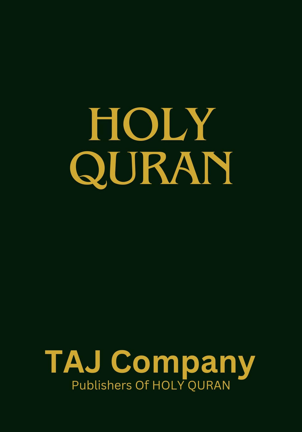 Al Quran Karim Quran 11 line Mushaf (Arabic Edition) Bold Letters - indo pak script with Bold Letters (19x25cm) Large Size Koran- Taj Company Quran arabic quran for kids islamic books