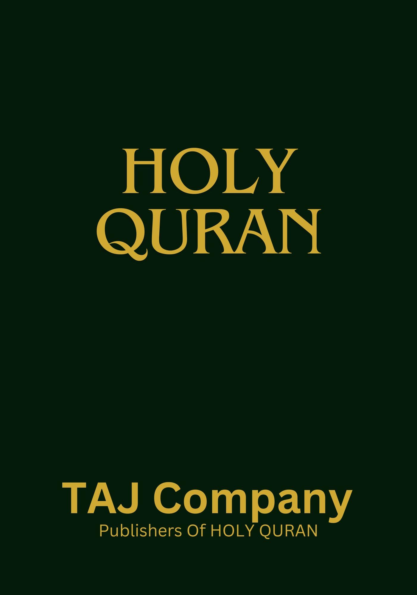 Al Quran Karim Quran 11 line Mushaf (Arabic Edition) Bold Letters - indo pak script with Bold Letters (19x25cm) Large Size Koran- Taj Company Quran arabic quran for kids islamic books