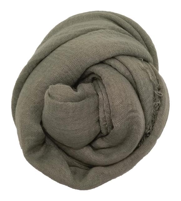 Women’s Crinkle Hijab Scarf – Cotton Blend Soft Long Head Scarf & Shawl for Ladies