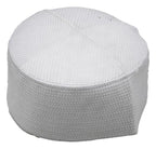 taj Muslim Prayer Hat Men's Embroided Skull Cap Islamic Nalain Shrif Paak Kufi Headware Indian Pakistan Hat Topi Kufi Round Cap Arabic Eid Ramadan (Black, 55)