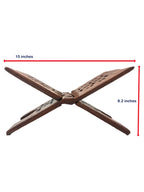 Foldable Wooden Rehal Quran Book Stand for Reading Rahel