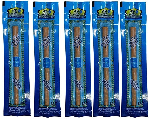 5X Miswak Miswaak Meswak Siwak Sewak Natural Toothbrush Peelu