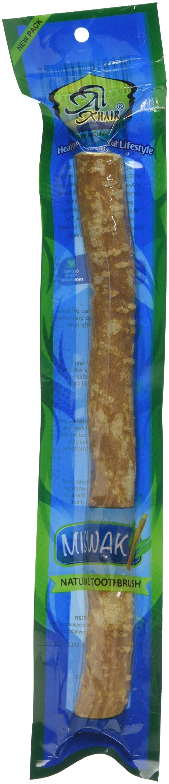 Natural Spa Supplies Miswak Thick Toothbrush Stick, 10-Piece