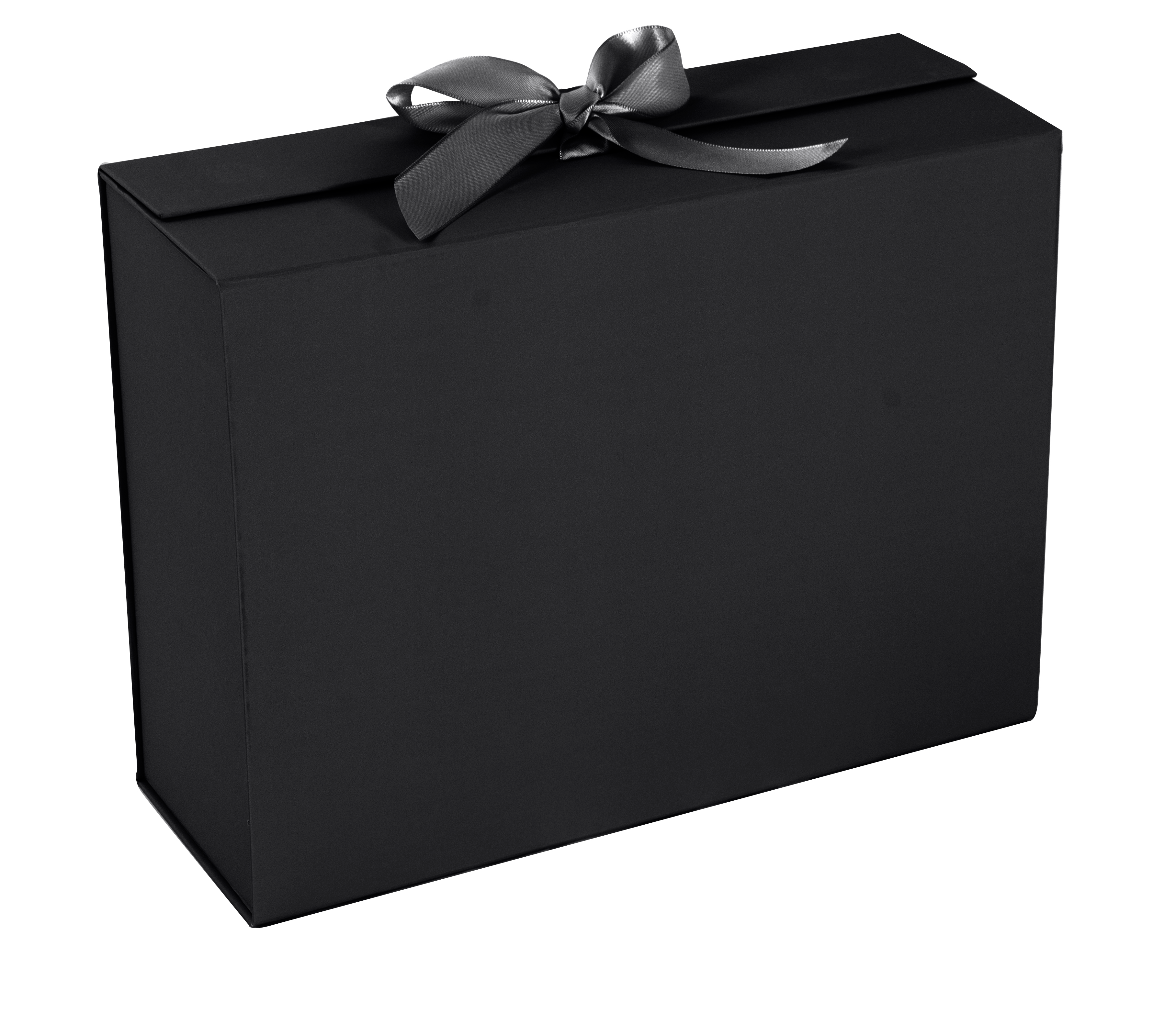 Packaging Box Z-1028 (2#) Ribbon Folding Box Black black