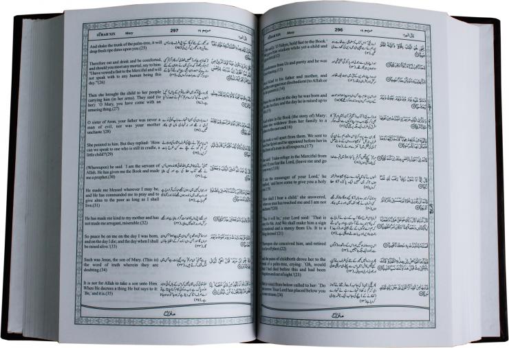 Holy Quran Arabic English Urdu Dr M Din