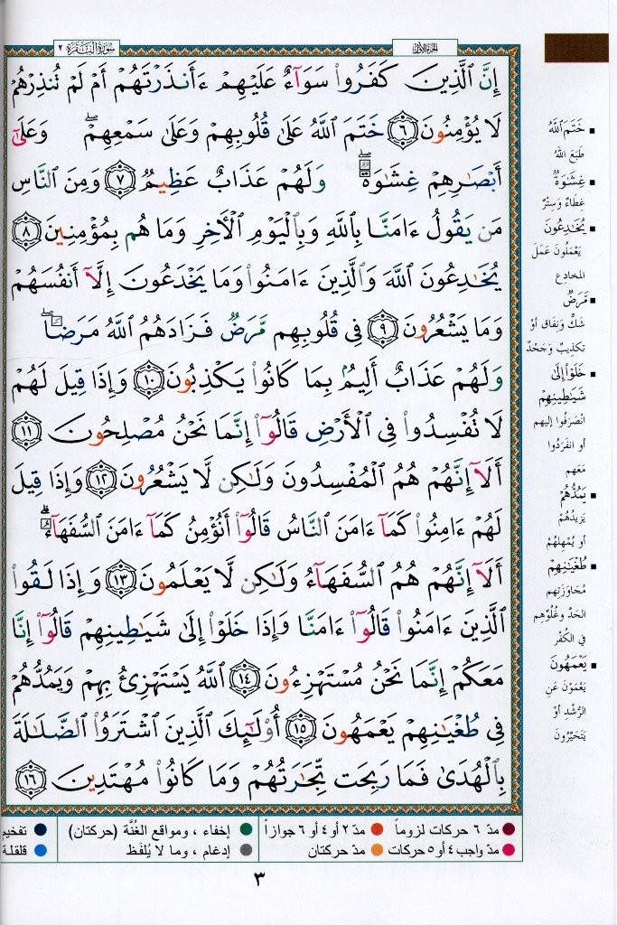 Tajweed Quran 15 Line Uthmani Scrip 17x24