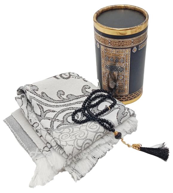 Turkish Round kaba or square Cylinder Tasbih and Prayer mat