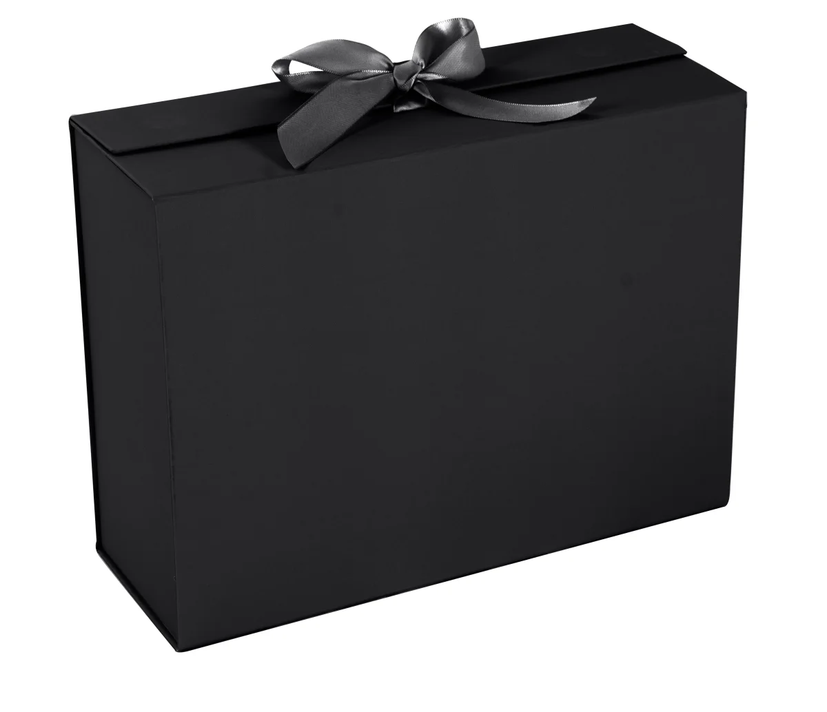 Packaging Box Z-1028 (2#) Ribbon Folding Box Black black