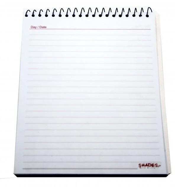 Shades Copy Size N.Book Top Spiral(6.75 x 8.25