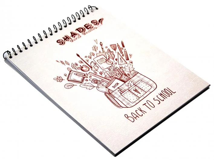 Shades Copy Size N.Book Top Spiral(6.75 x 8.25