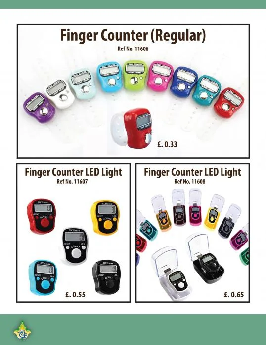 Finger counter Digital LED Light