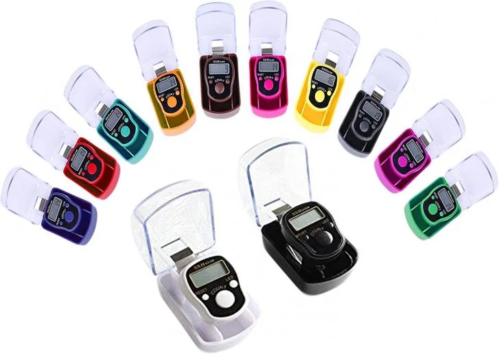 Finger Counter Digital LED Light Single Packing plastic Box