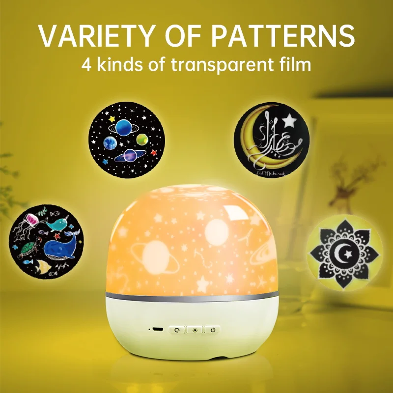 LED Night Light Portable Quran Projection Lamp APP Control Quran Speaker 