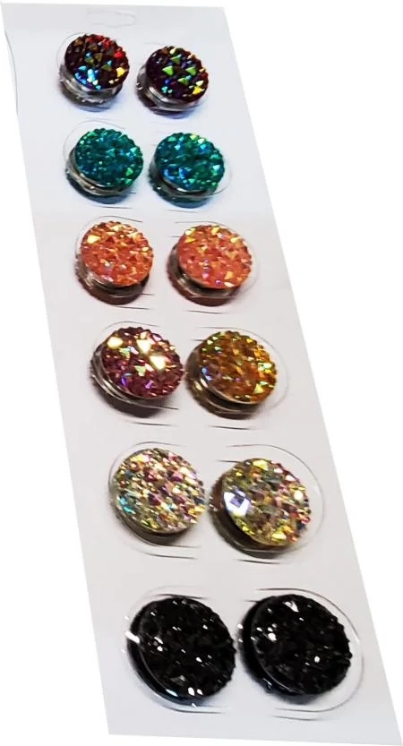 Magnetic Hijab Pins with Stones 12pcs