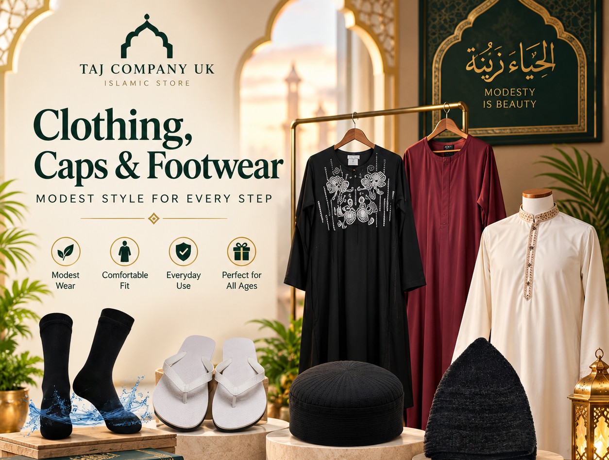 Clothing, Caps & Footwear